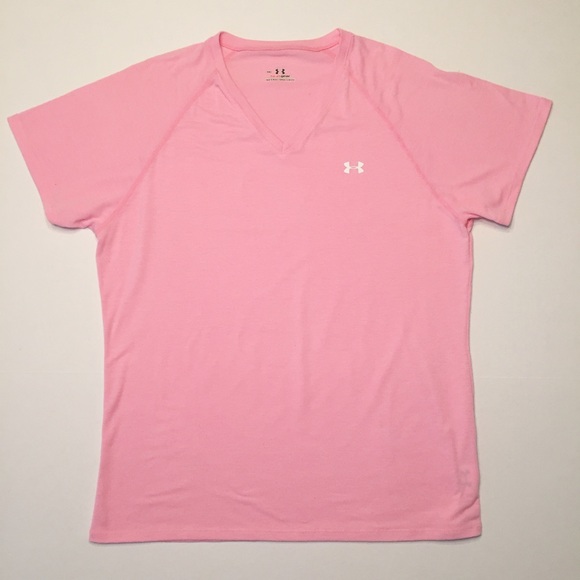 Under Armour Pink T-shirt Size M - Picture 1 of 8
